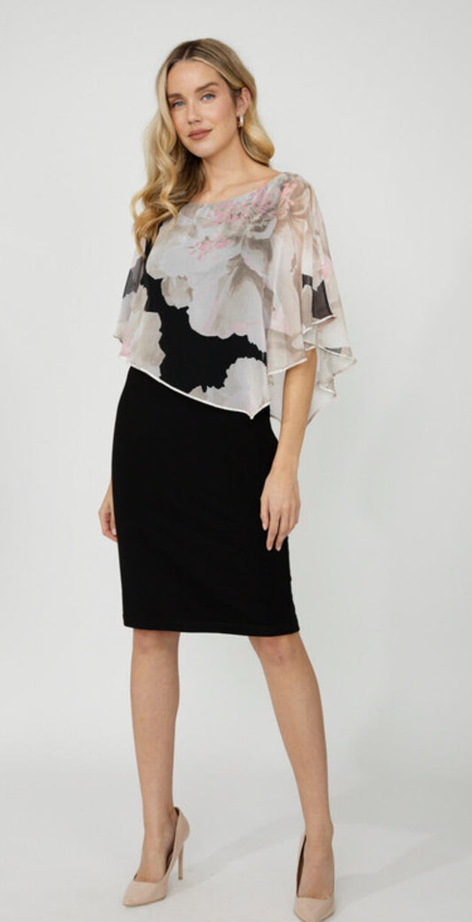 Frank Lyman Floral Body Con Dress