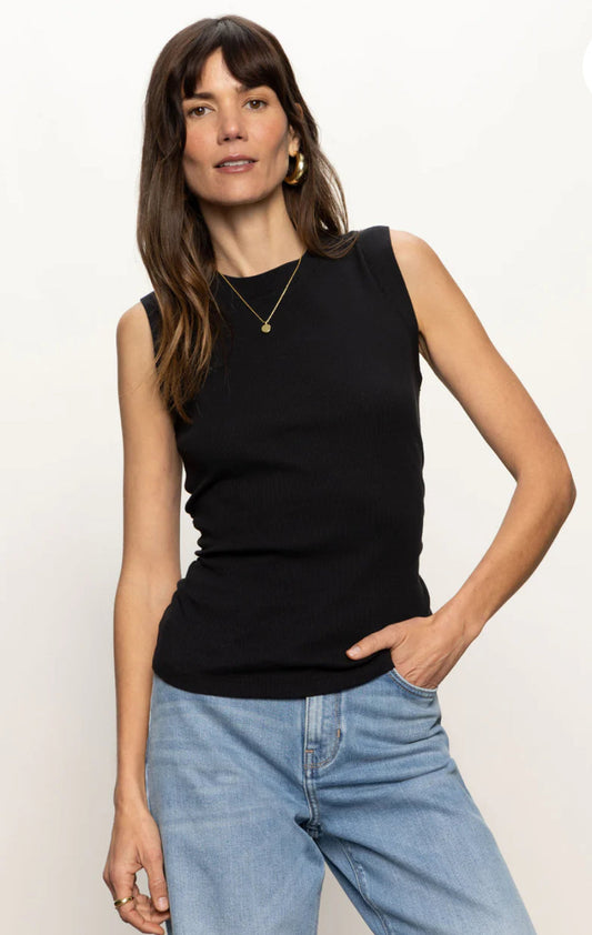Sanctuary Ribbed Ruched Tank