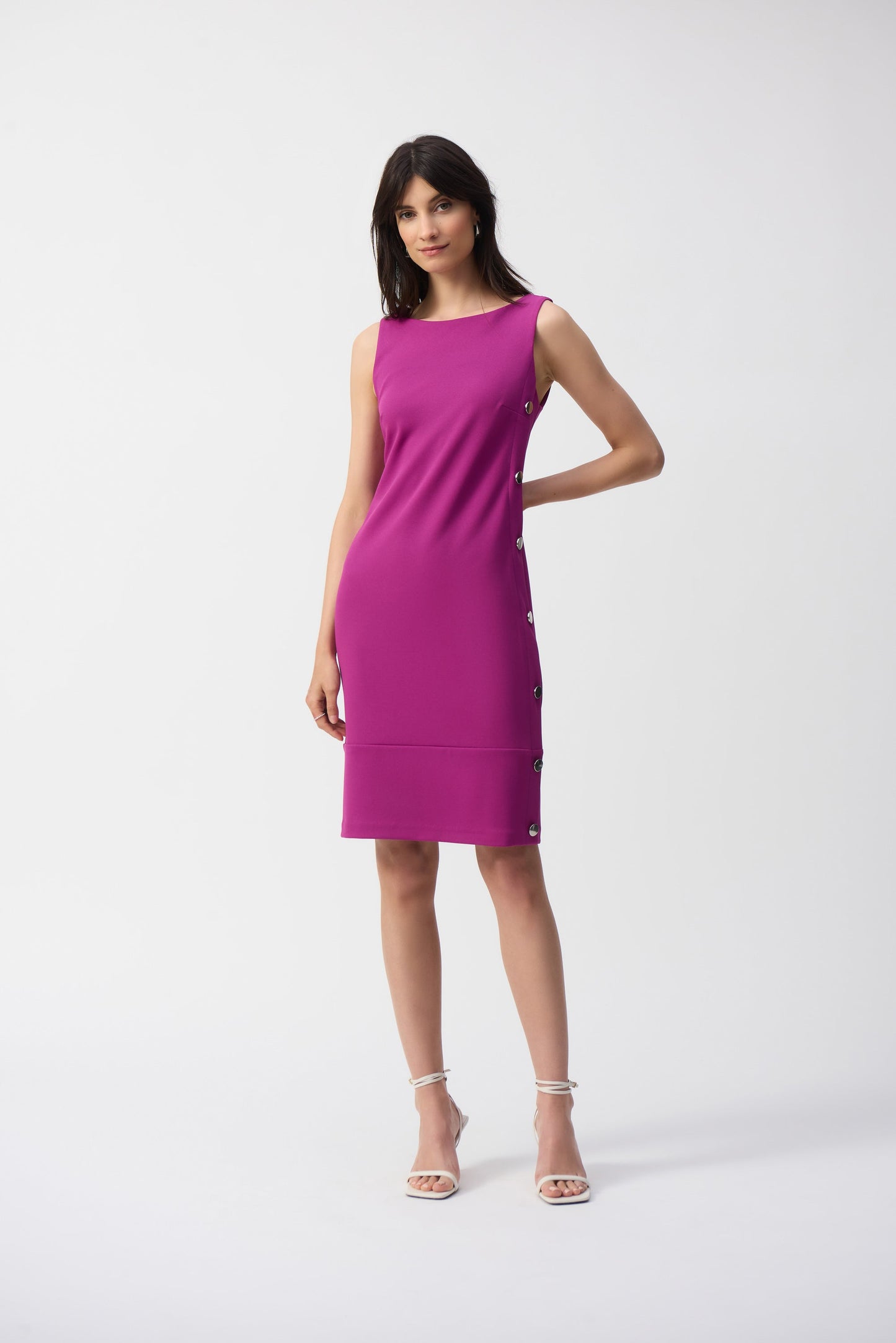 Joseph Ribkoff Scuba Crepe Sleeveless Dress