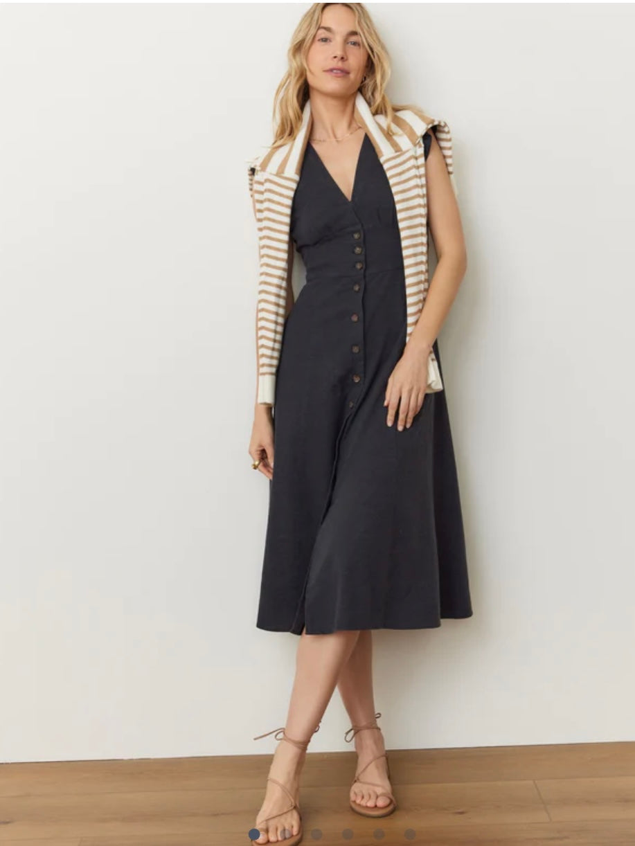 Marine Layer Camilla Midi Dress